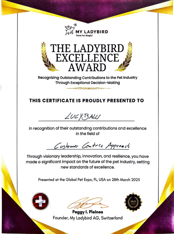 petsplusmag - The Ladybird Excellence Award for LucyBalu