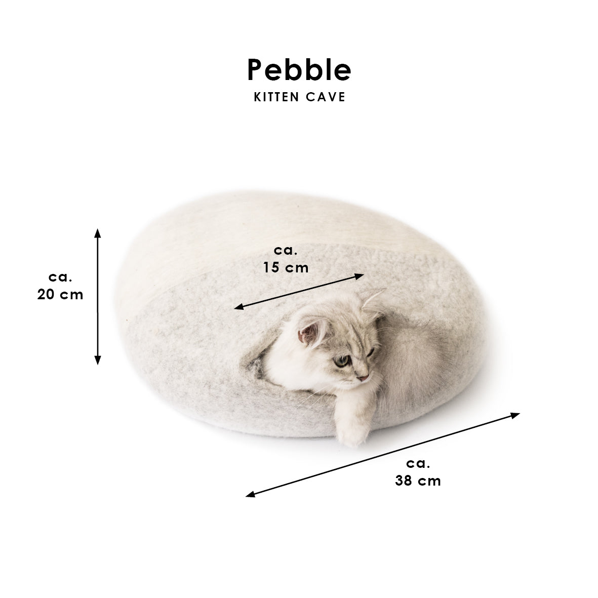 B-Stock: PEBBLE felt cave for cats