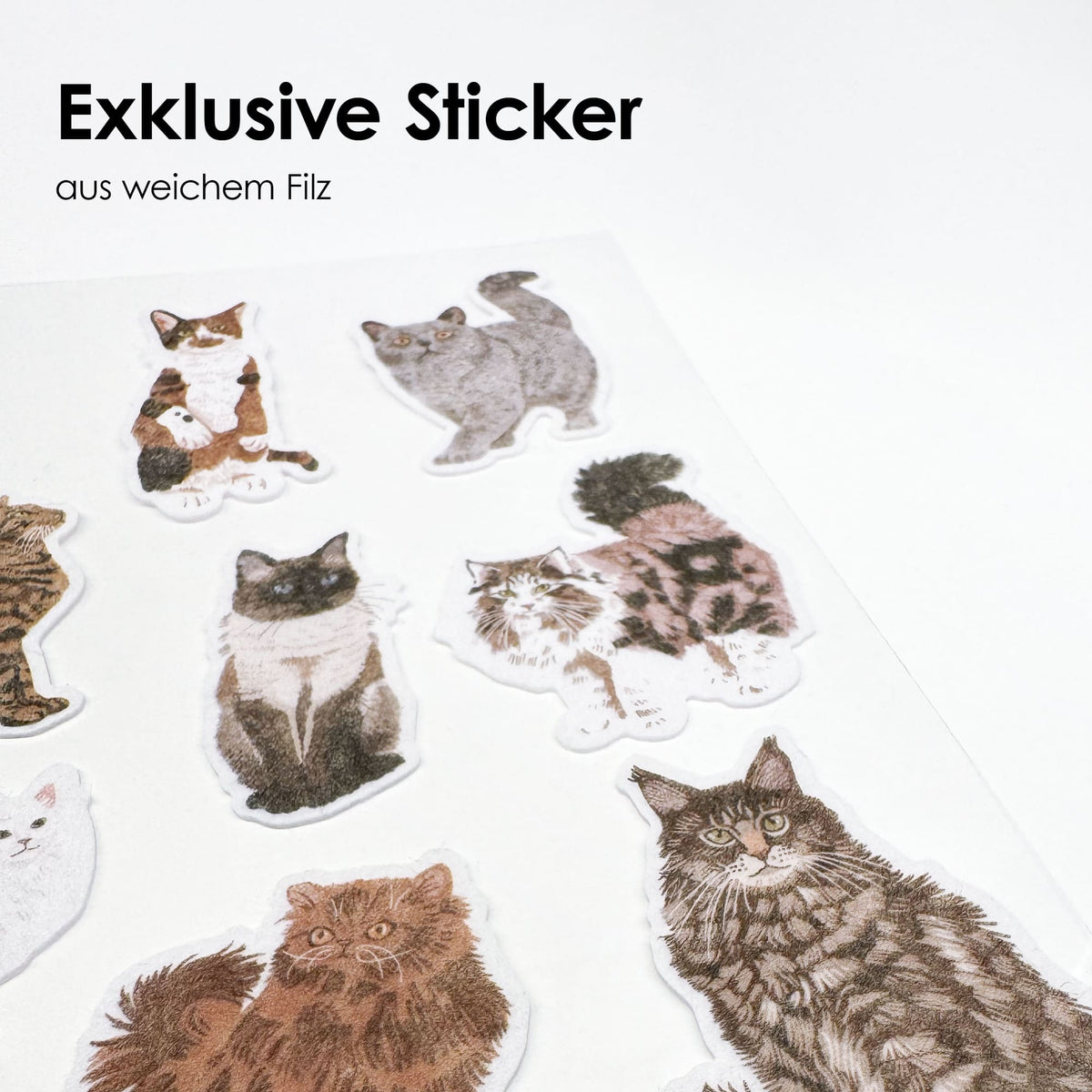 STICKY CATS Felt