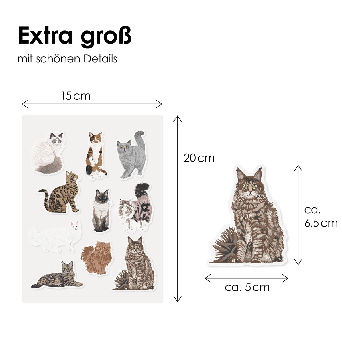 STICKY CATS Felt