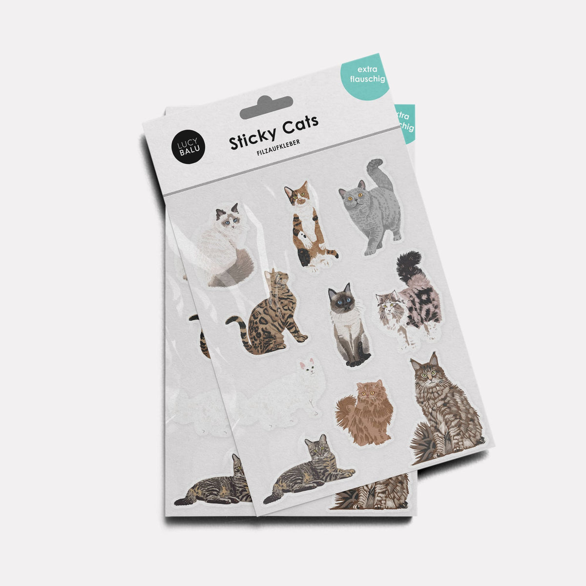 STICKY CATS Felt